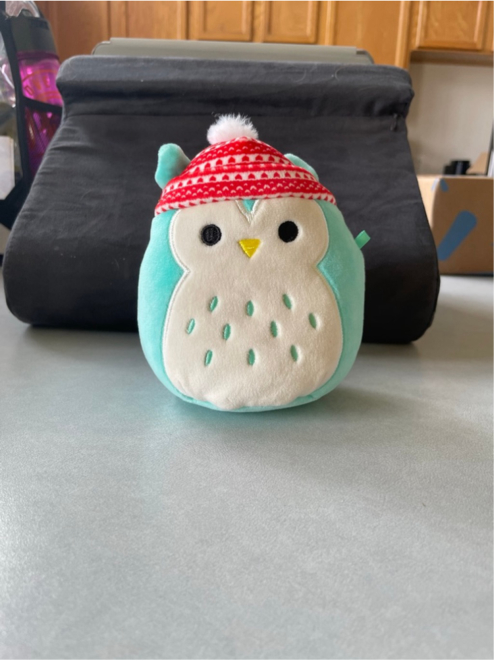 Squishmallows Owl Stuffed Animal One Size Teal Red
